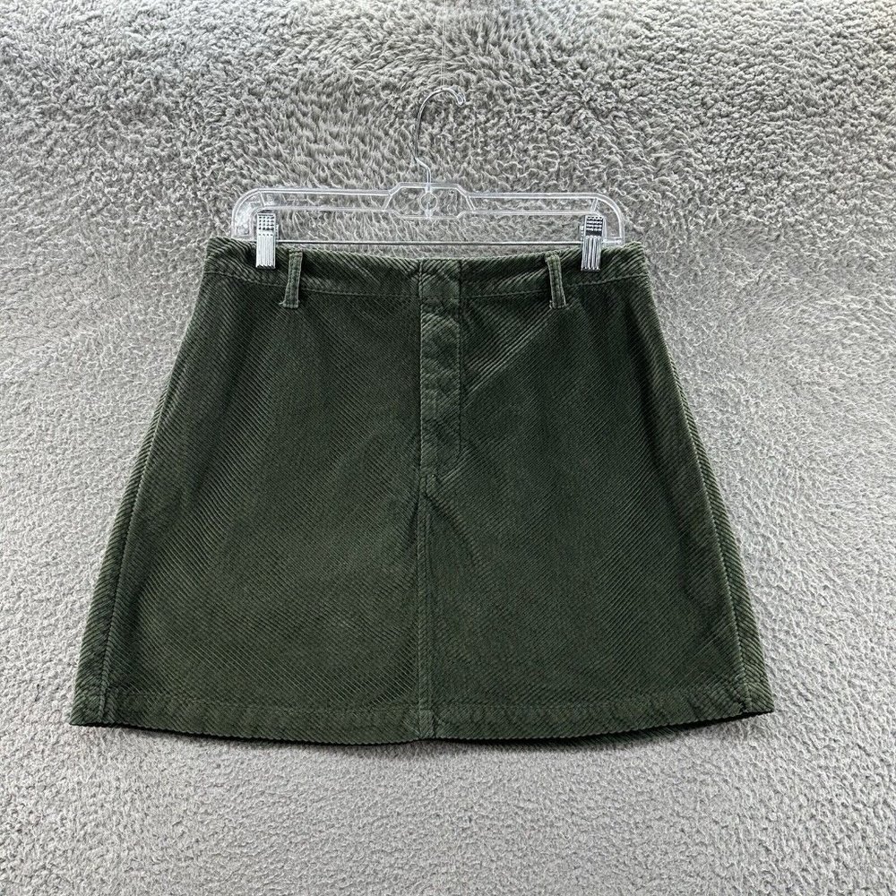 American Eagle Outfitters Green A-Line Skirt
